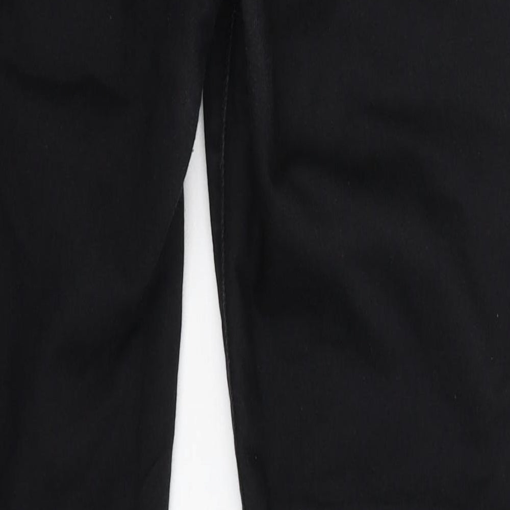 Preworn Womens Black  Denim Skinny Jeans Size 31 in L29 in