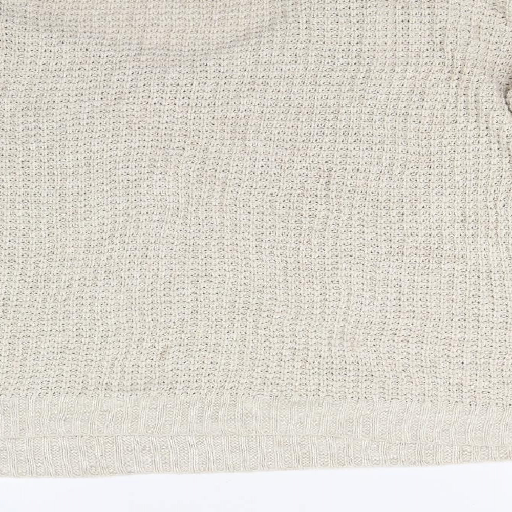 New Look Womens Beige  Knit Pullover Jumper Size L