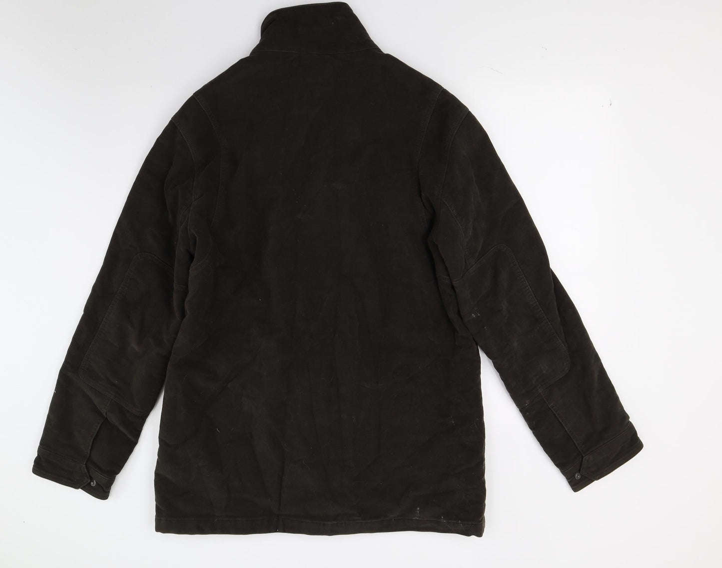 Preworn Mens Brown   Overcoat Coat Size L