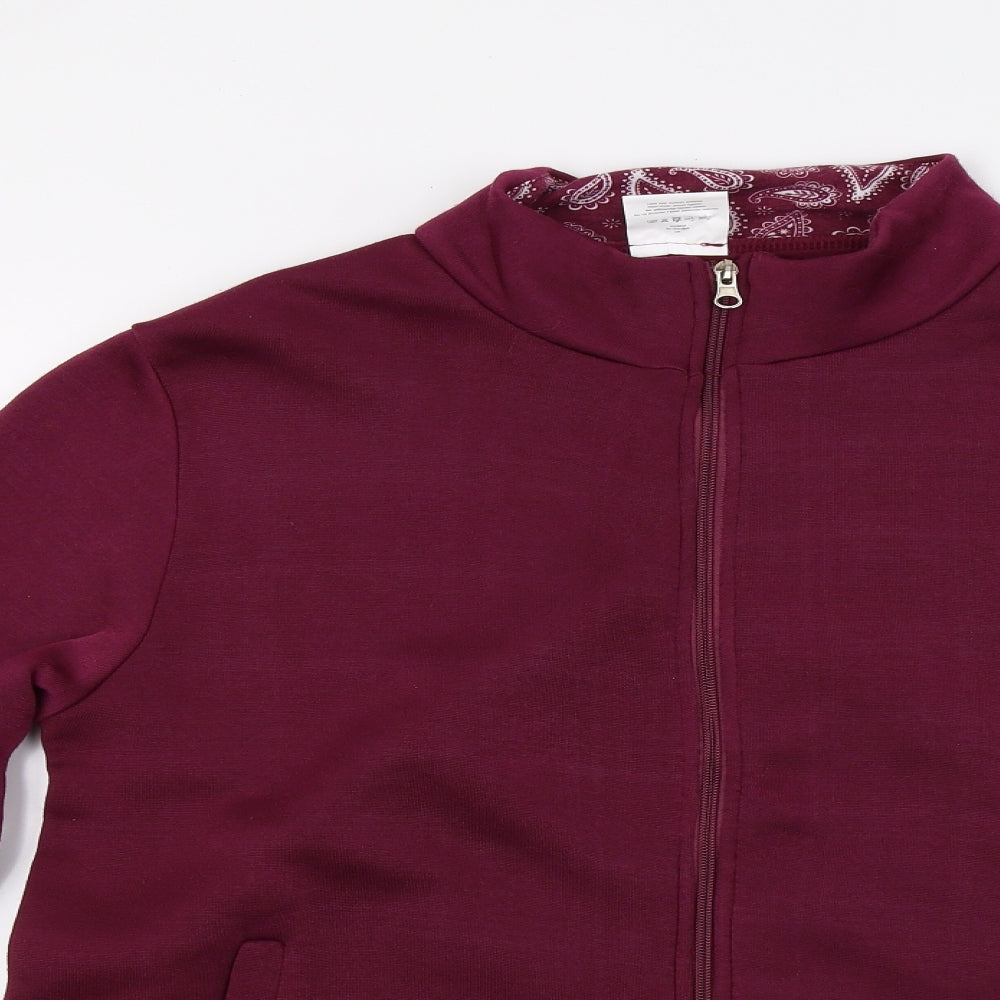 Anne De Lancay Womens Red   Jacket Coat Size M