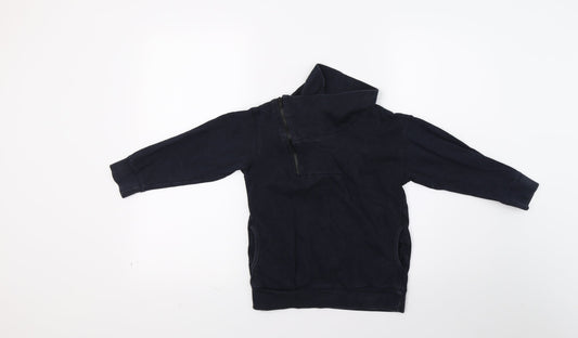 Matalan Boys Blue   Henley Sweatshirt Size 6 Years