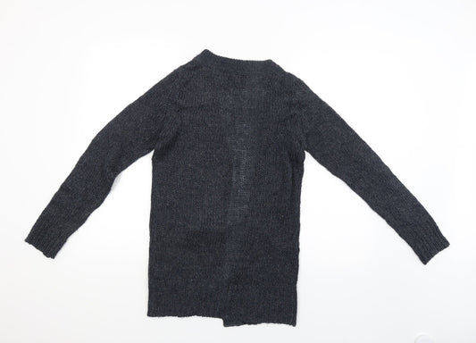 miss flori Womens Grey   Cardigan Jumper Size 10