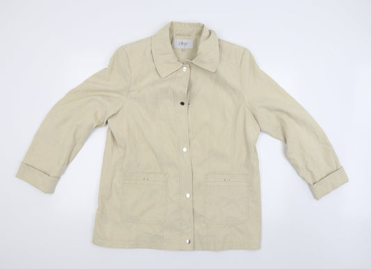 EWM Womens Beige   Jacket  Size 16