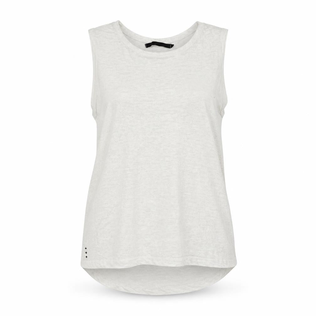 Crafted Womens White   Basic Tank Size 14