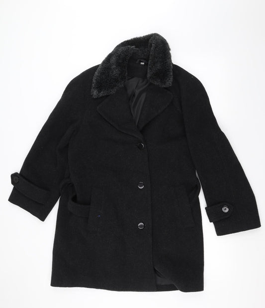 Preworn Womens Black   Jacket  Size 12