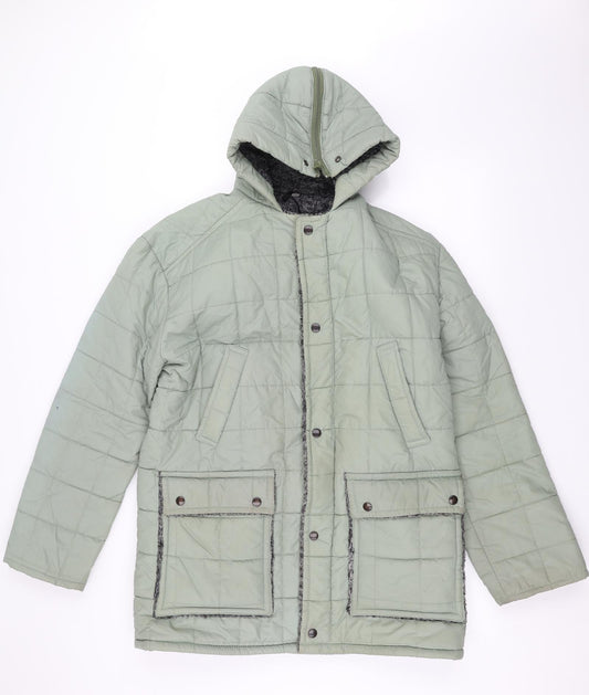 Preworn Womens Green   Parka Coat Size M