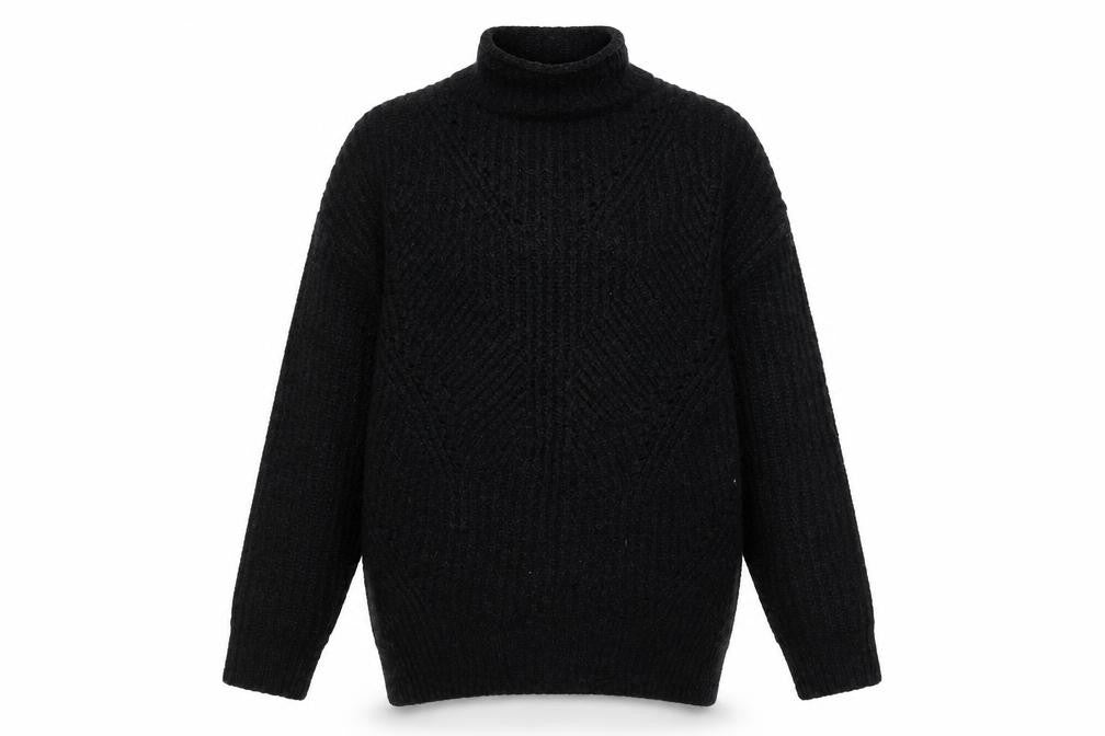Papaya Womens Black   Pullover Jumper Size M