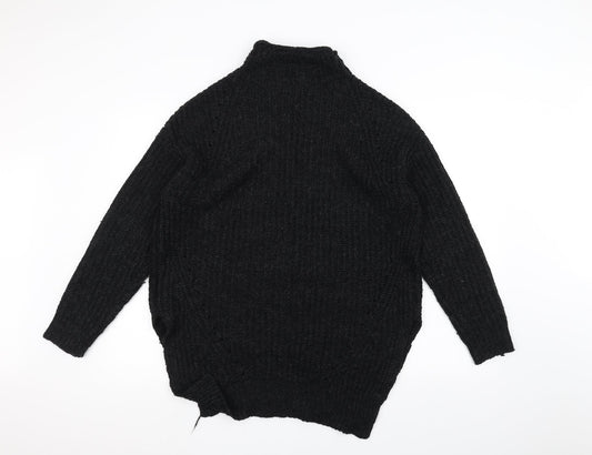 Papaya Womens Black   Pullover Jumper Size M