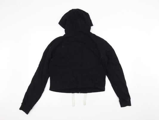 E-vie Girls Black   Full Zip Hoodie Size 13-14 Years