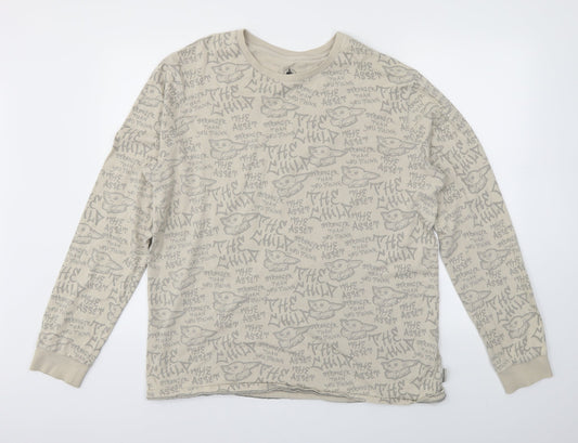 Disney Womens Beige   Pullover Jumper Size L