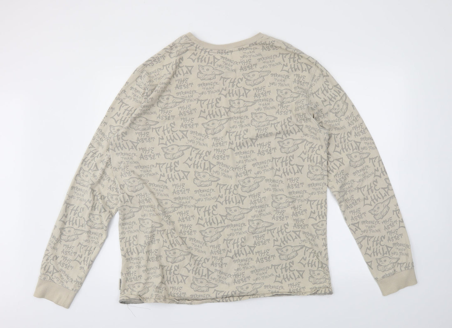 Disney Womens Beige   Pullover Jumper Size L