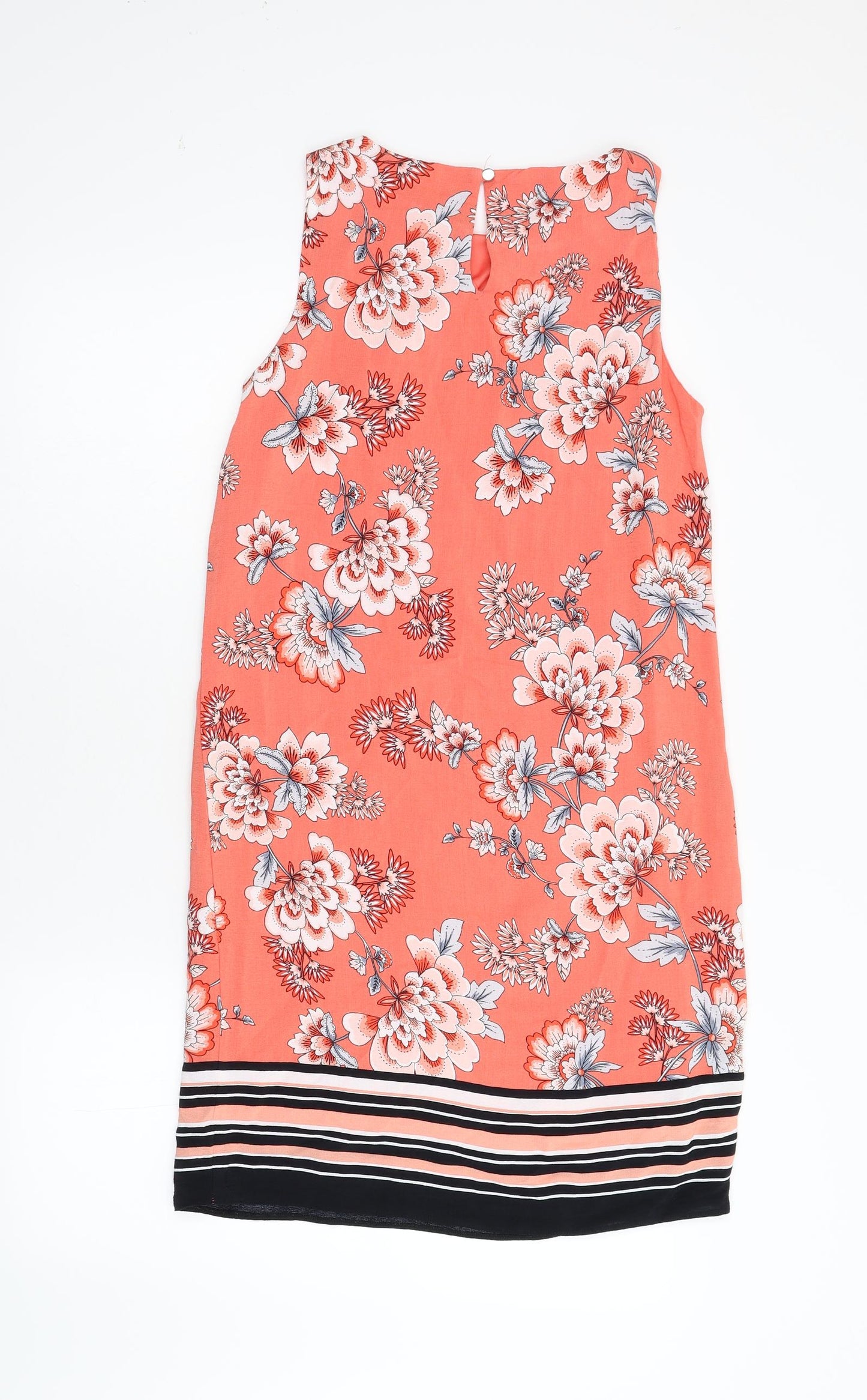 M&Co Womens Pink Floral  Shift  Size 8