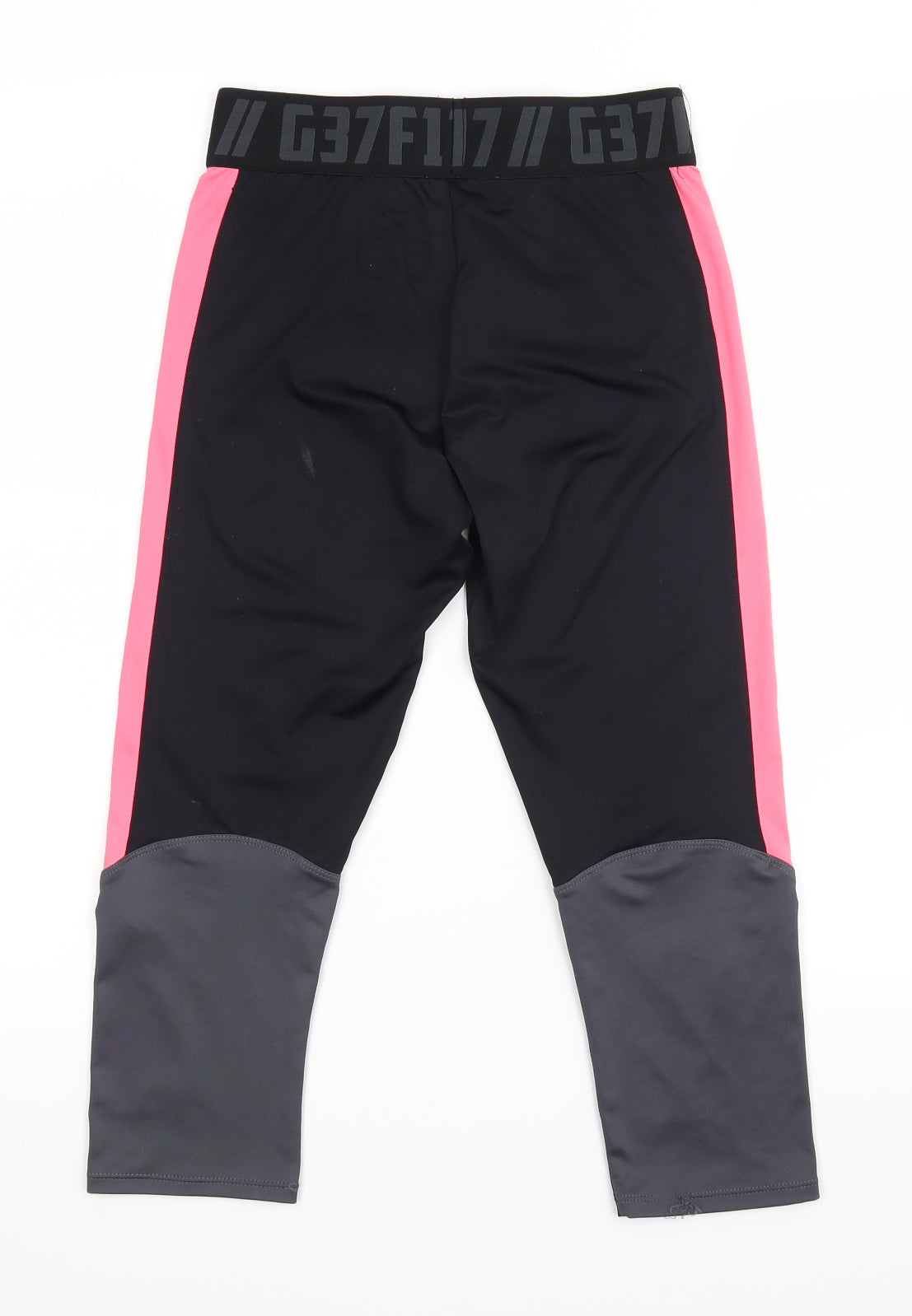 Workout Womens Black   Jogger Leggings Size 10 L20 in