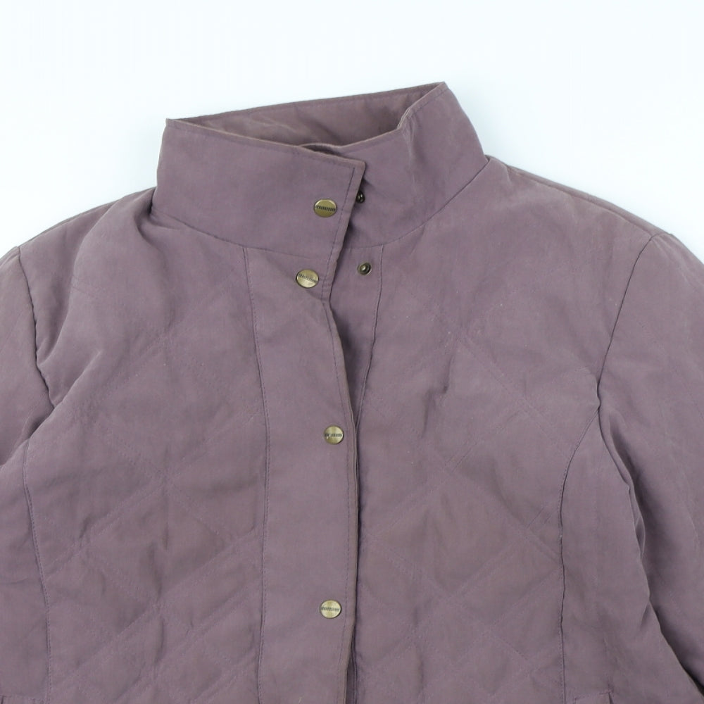 Elegance Womens Purple   Jacket Coat Size 16