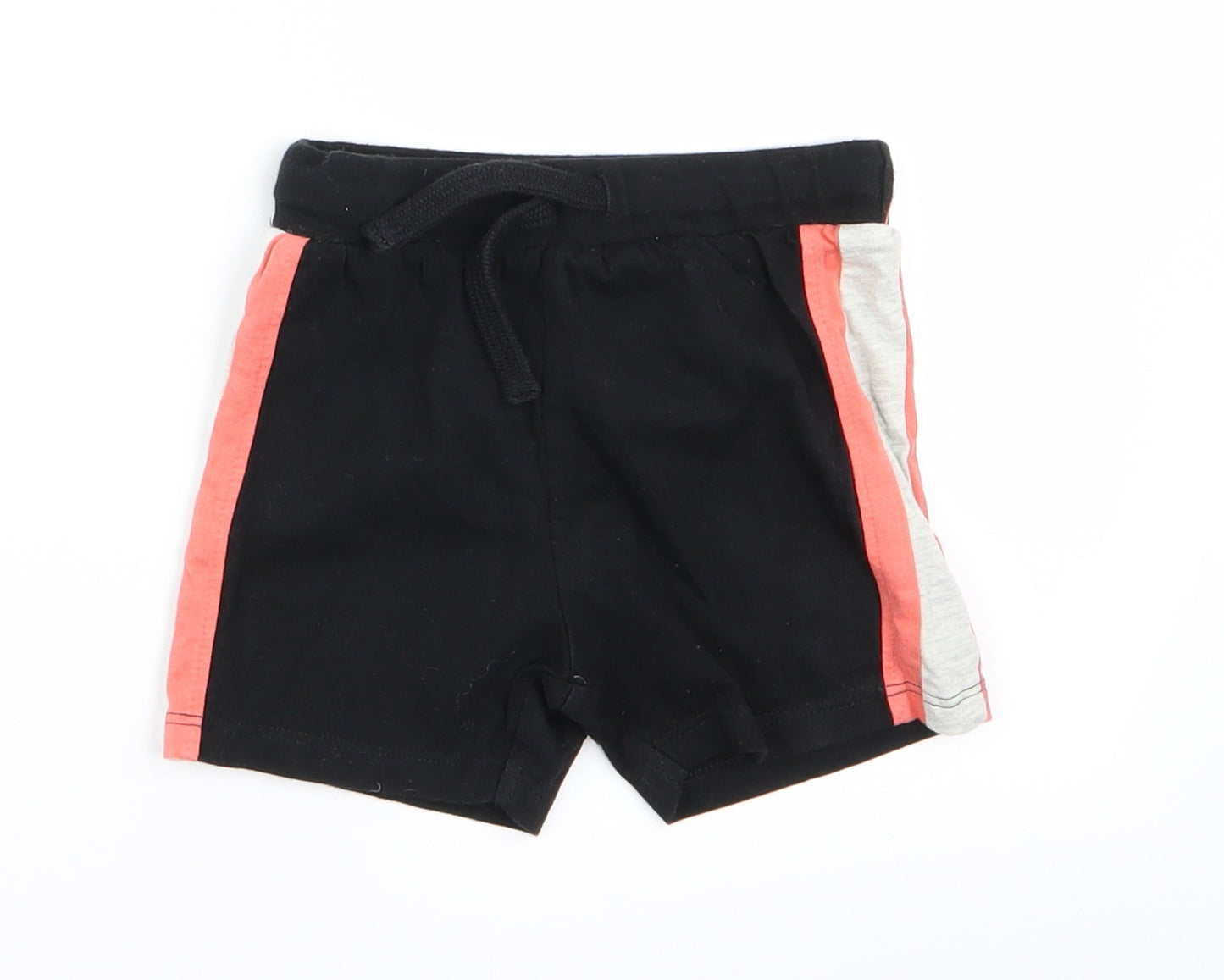 fred flo Girls Black   Sweat Shorts Size 6 Years