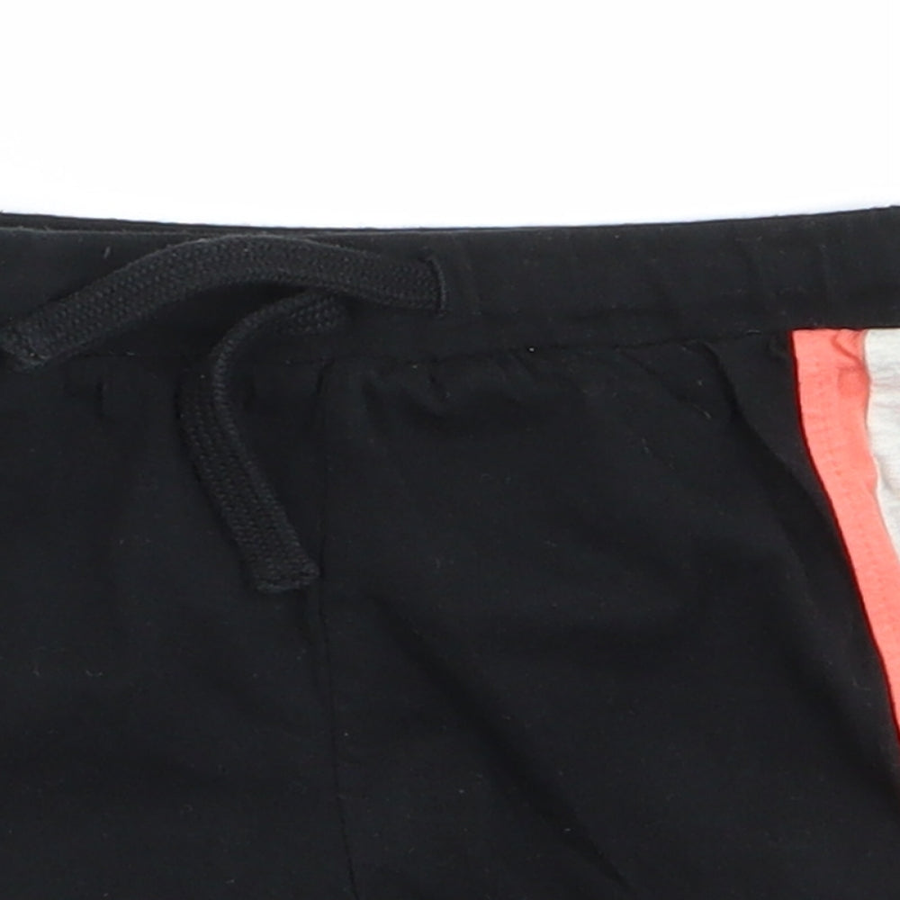 fred flo Girls Black   Sweat Shorts Size 6 Years