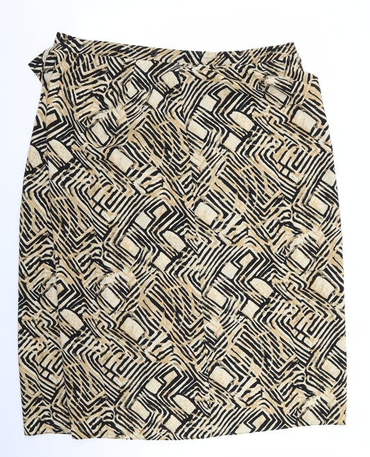 hammels Womens Brown  Rayon A-Line Set Size 8