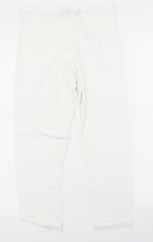 Preworn Womens White   Trousers  Size 8