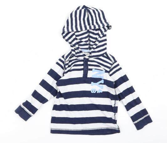 logg Baby Blue Striped  Pullover Jumper Size 12-18 Months