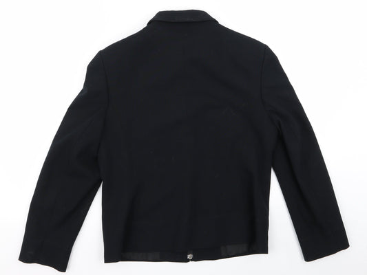 Anne Brooks Womens Black   Jacket  Size 12