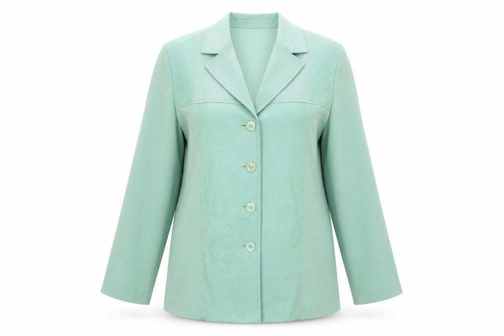 Frank Walder Womens Green   Jacket Coat Size 40