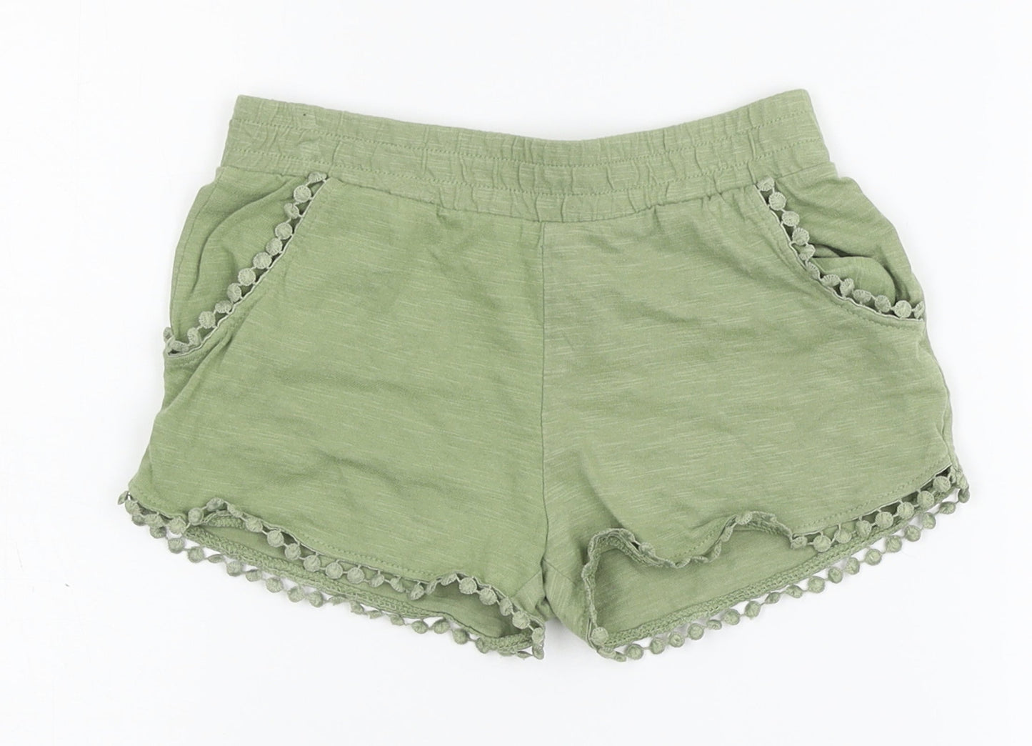 Matalan Girls Green    Sleep Shorts Size 6 Years