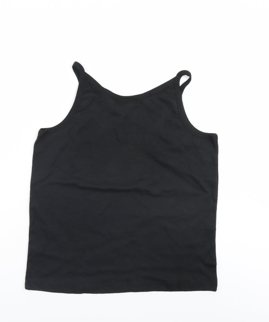 Dimentions Womens Black   Basic Tank Size XL