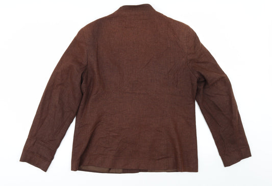 Slimma Womens Brown   Jacket  Size 14
