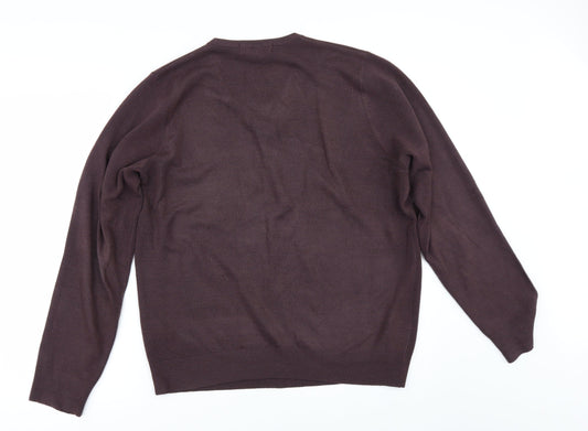 Marks and Spencer Mens Brown    Jumper Size L