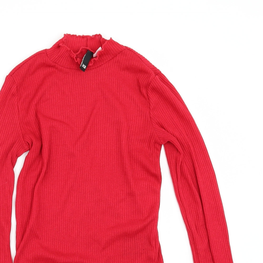 Divided by H&M Womens Red   Pullover Jumper Size XS
