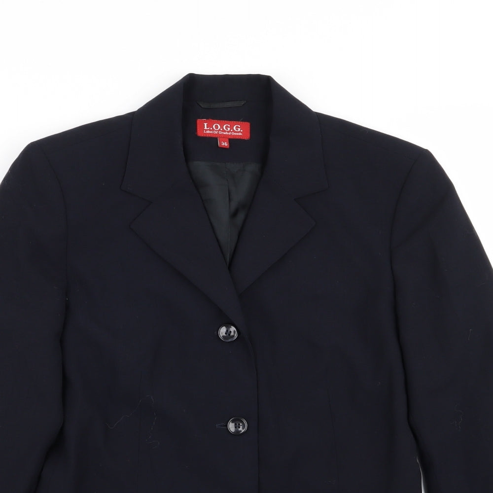 logg Womens Blue   Jacket Blazer Size 8