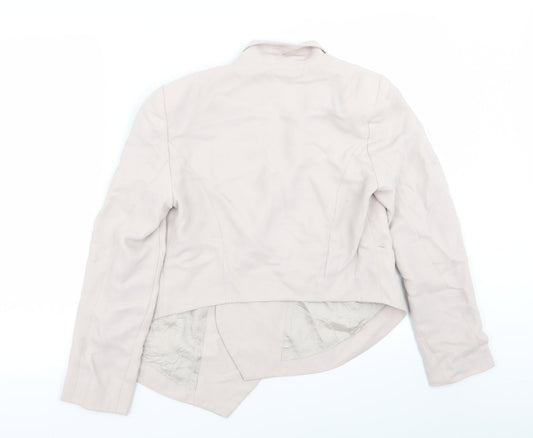 Topshop Womens Pink   Jacket Blazer Size 10