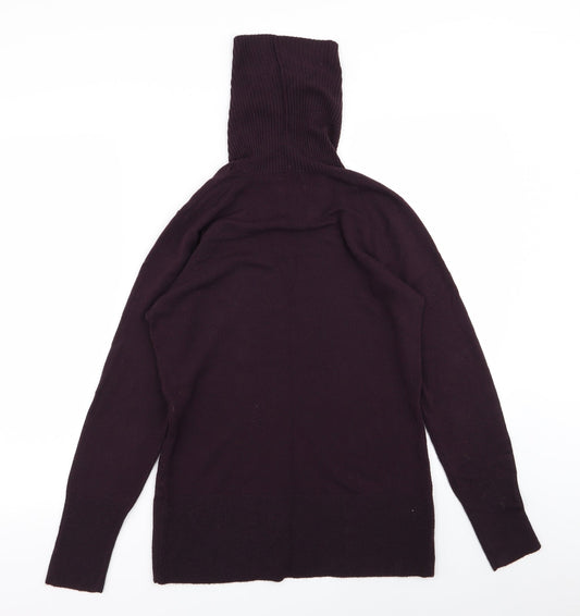 M&Co Womens Purple   Basic T-Shirt Size S