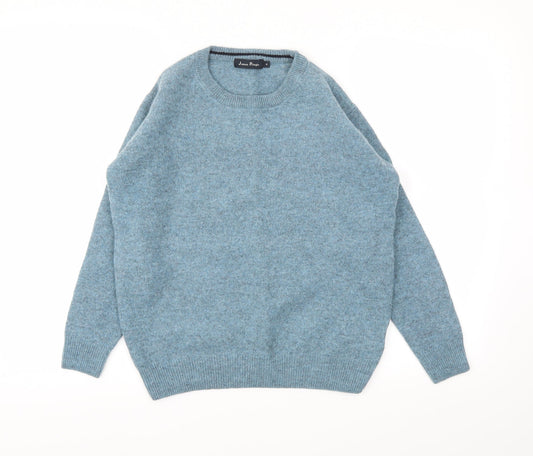 JAMES  PRINGE  Mens Blue   Pullover Sweatshirt Size M