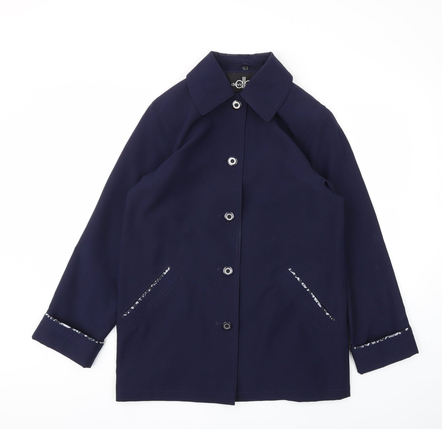David Barry  Womens Blue   Jacket Blazer Size 10