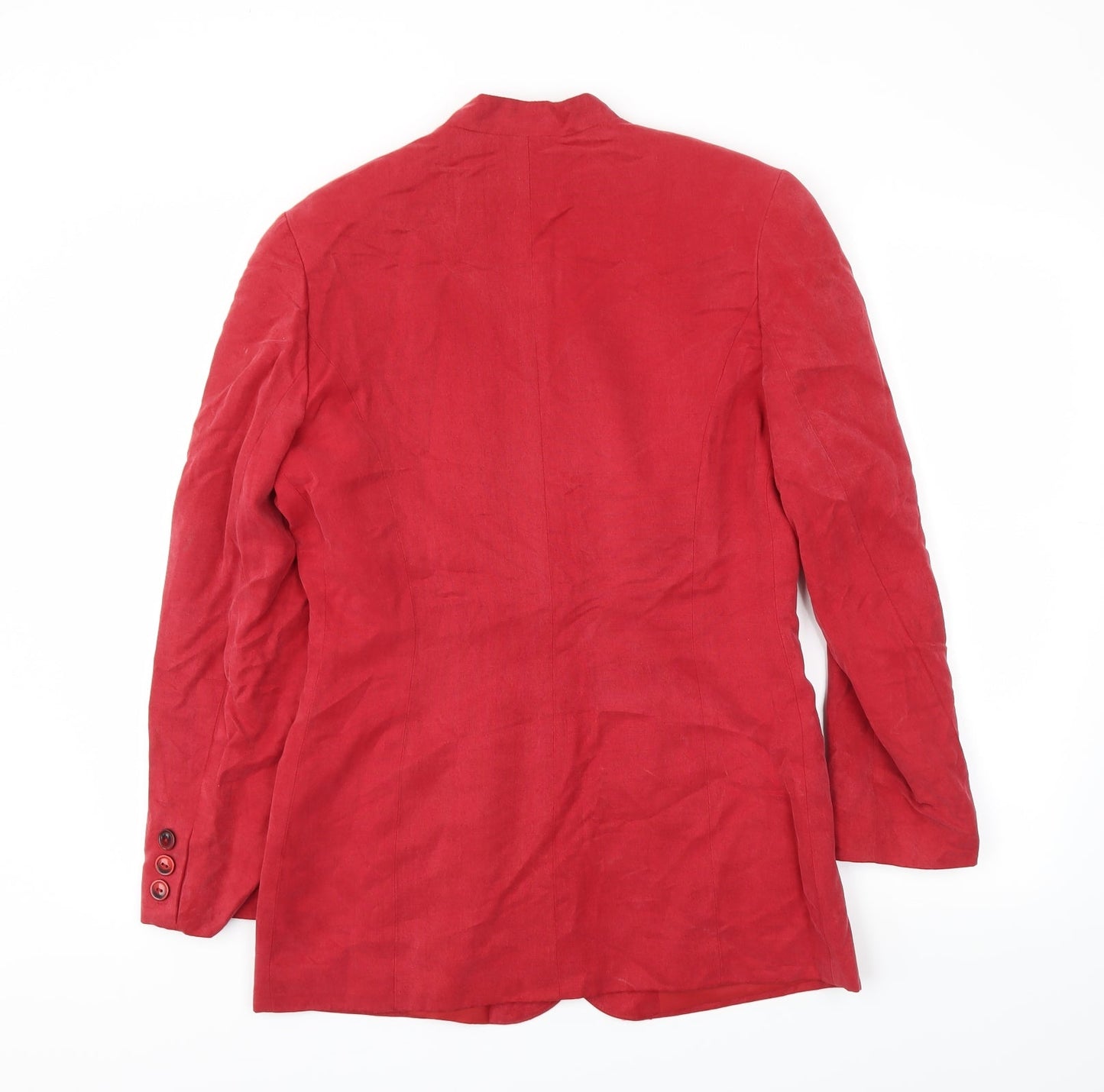 EQUATION  Womens Red   Jacket Blazer Size 10