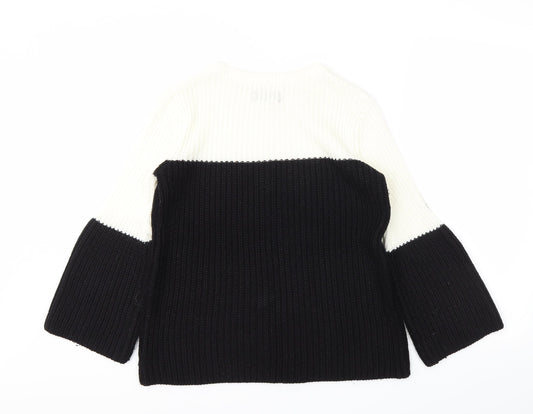 Papaya Womens Black   Pullover Jumper Size S