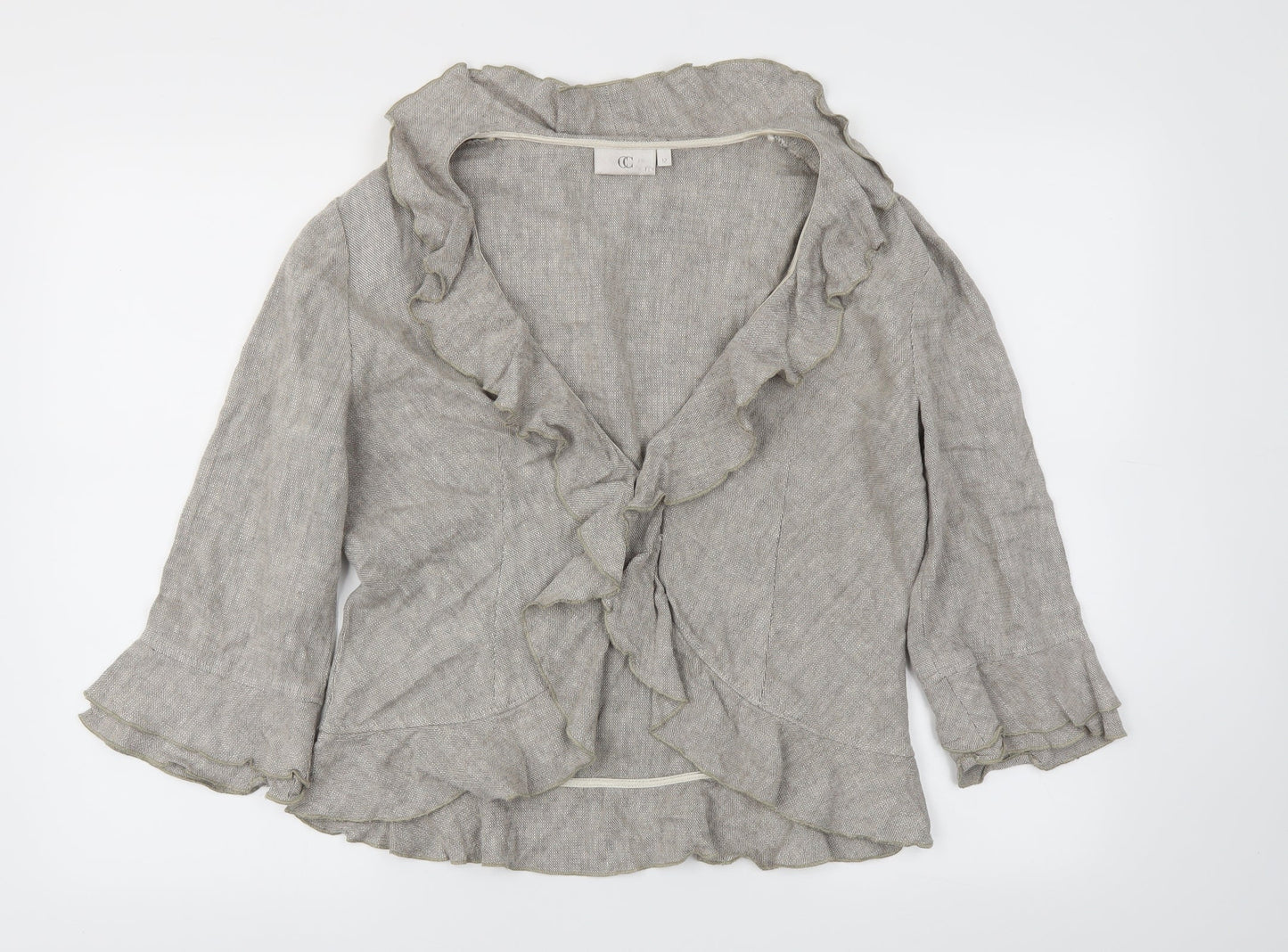 CC Womens Beige   Cape Jumper Size 12