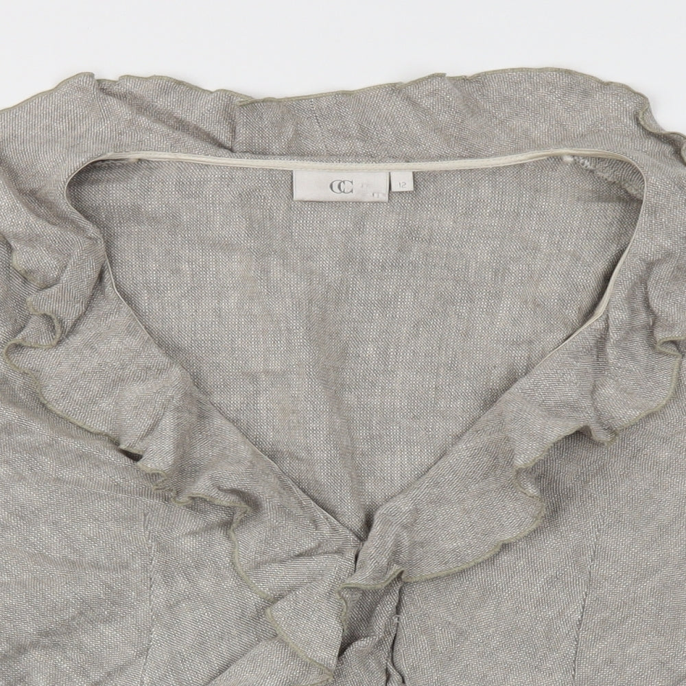 CC Womens Beige   Cape Jumper Size 12
