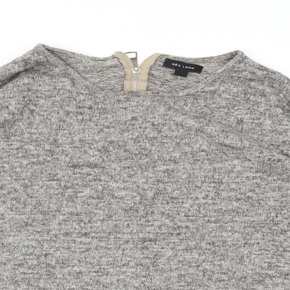 New Look Womens Grey   Pullover Jumper Size L