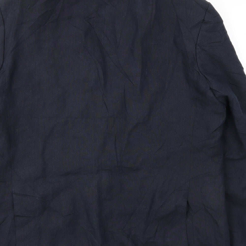 M&S Mens Blue   Jacket Blazer Size 42