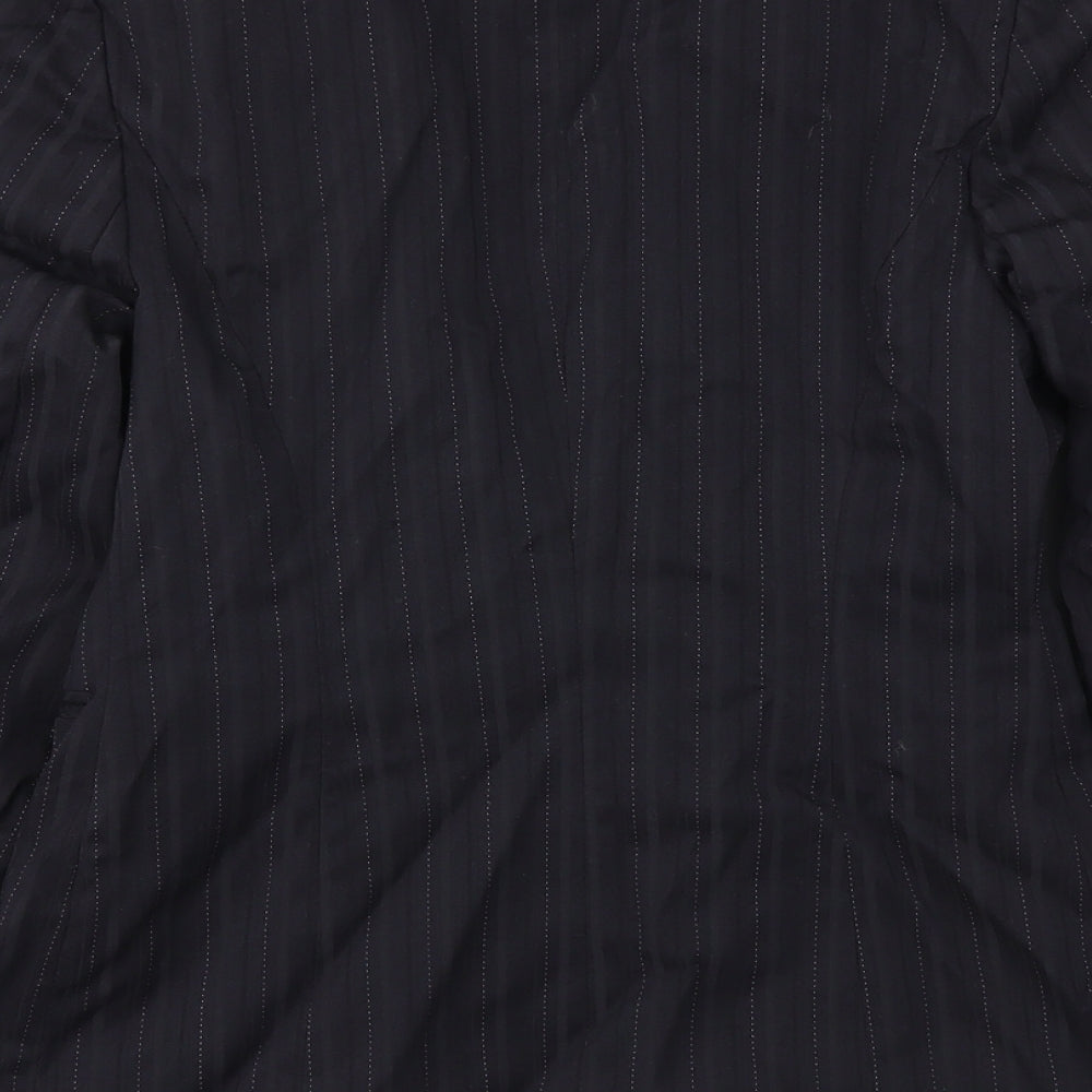 BAY  Womens Black Ikat  Jacket Blazer Size 10