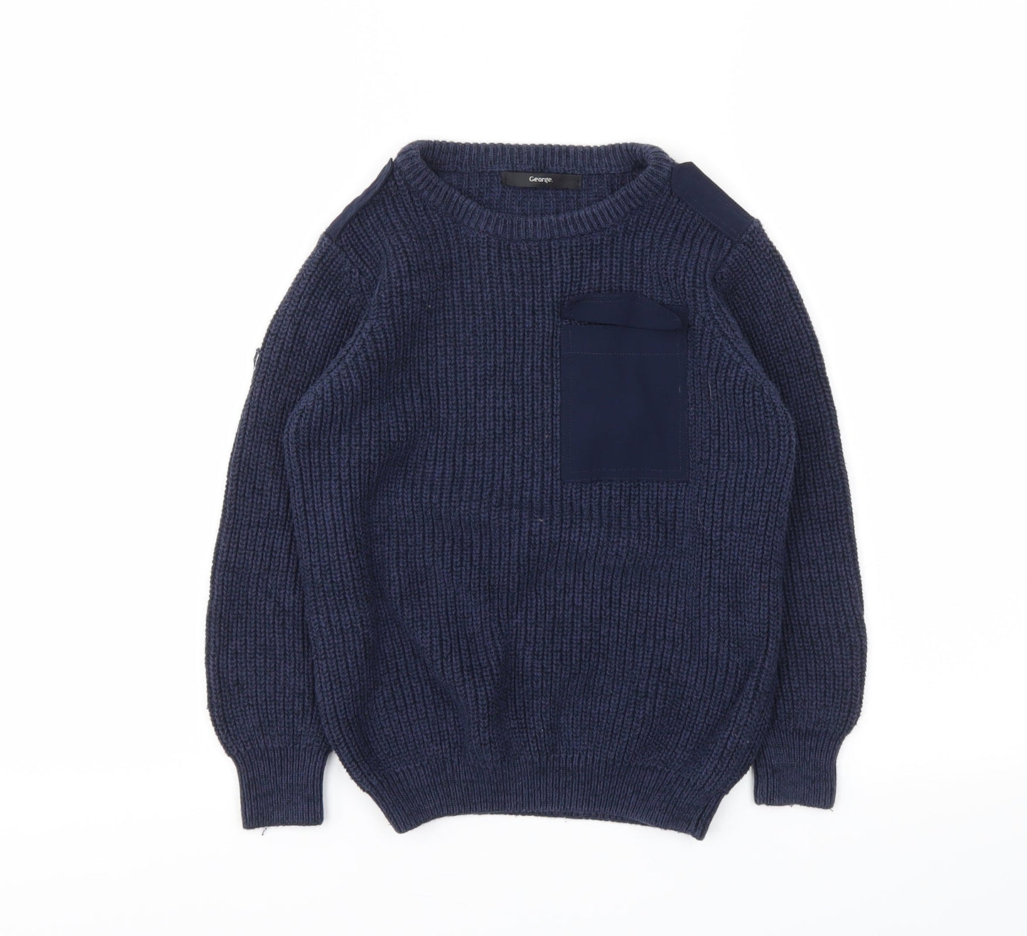 George Boys Blue   Pullover Sweatshirt Size 7-8 Years