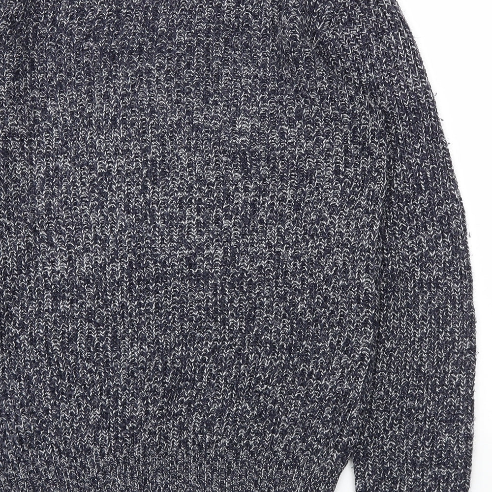 Cedar Wood State Mens Blue   Pullover Sweatshirt Size S