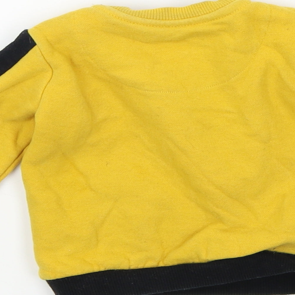 FRED&FLO Baby Yellow   Pullover Jumper Size 3-6 Months