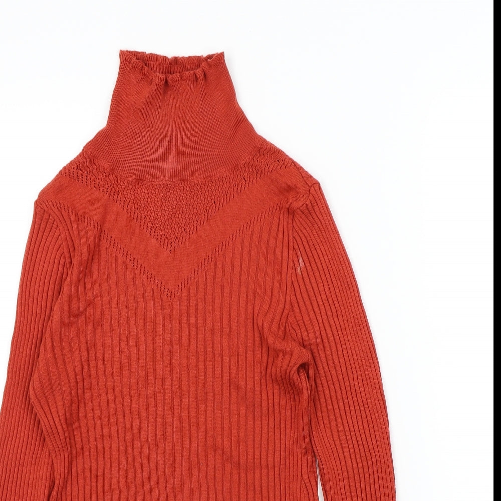 Topshop Womens Brown   Pullover Jumper Size M