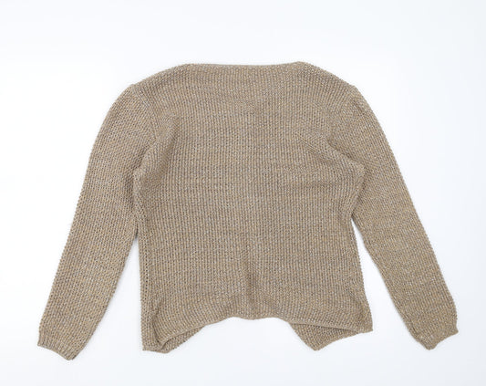 Amanti Womens Brown   Cardigan Jumper Size M