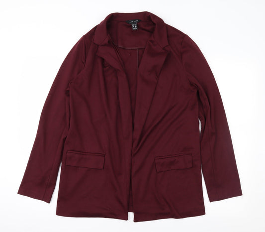 New Look Womens Red   Jacket  Size 10