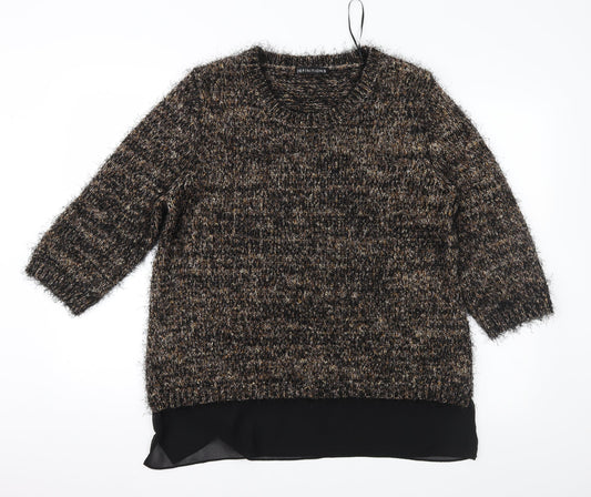 Deffinitions Womens Brown   Pullover Jumper Size 16