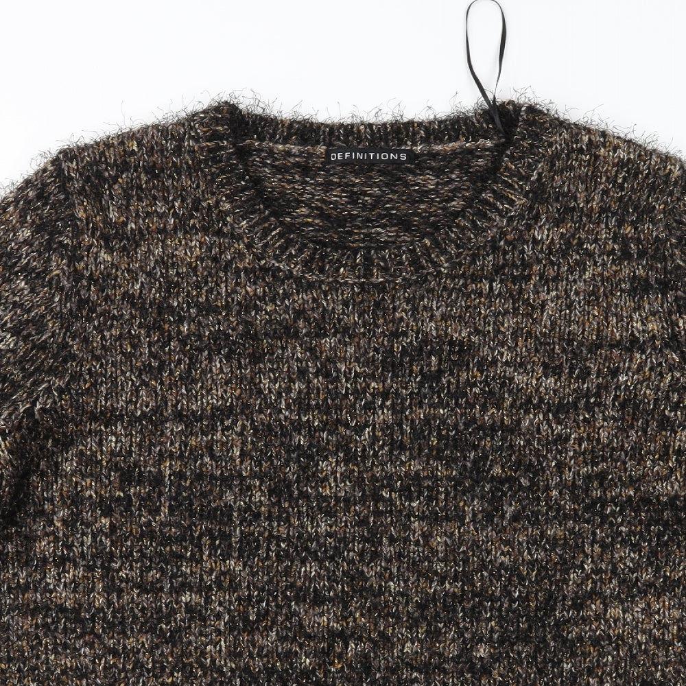 Deffinitions Womens Brown   Pullover Jumper Size 16